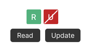 Access Rules Green/Red