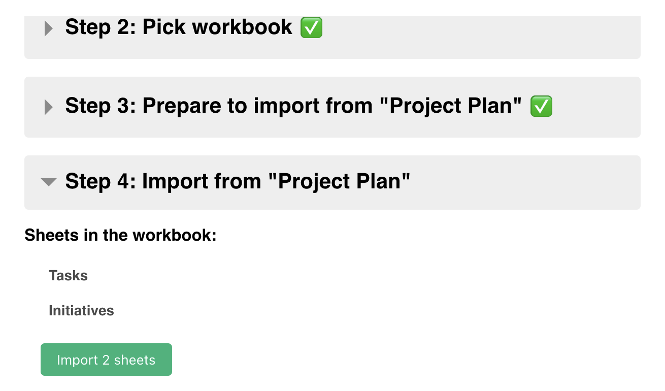 Final step of Spreadsheet.com migration tool in Grist.